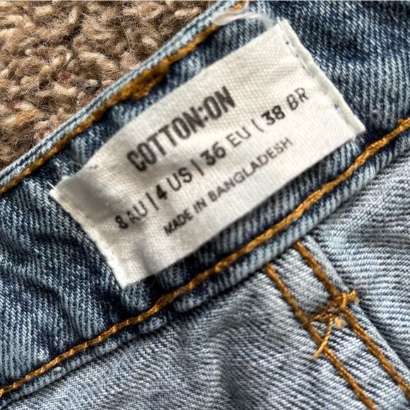 Cotton On Jeans Long Straight Leg Womens Size 4 - Picture 6 of 9